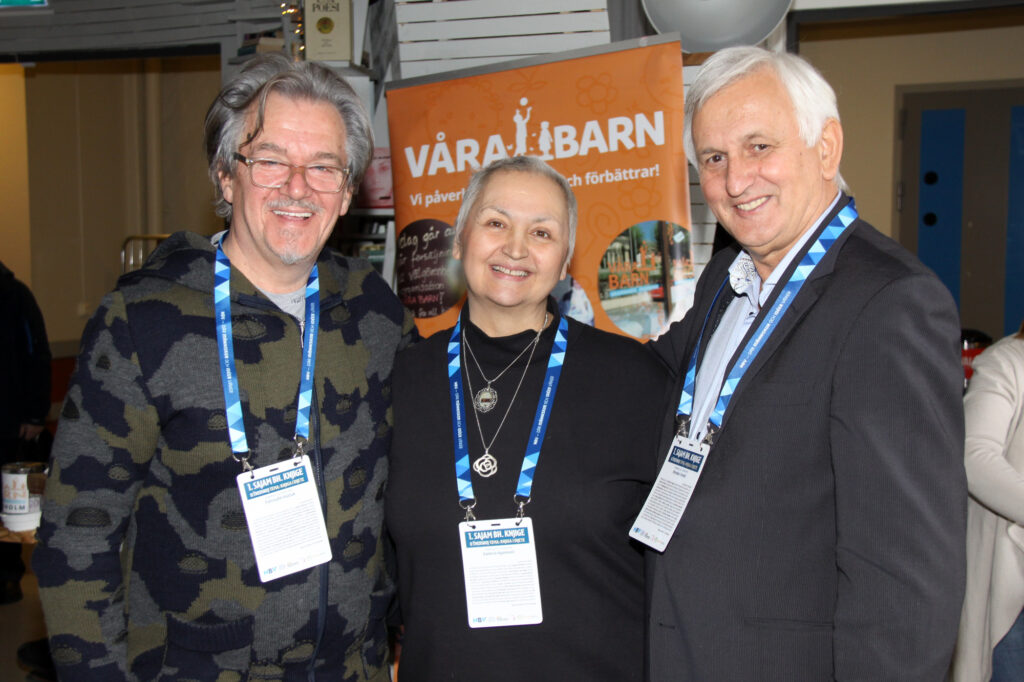 Fahrudin Kučuk, Samira Ajanović i Branko Tomić u Göteborgu 2018. na 1. Sajmu bosanskohercegovačke knjige u Švedskoj (Foto: Haris Tucaković)
