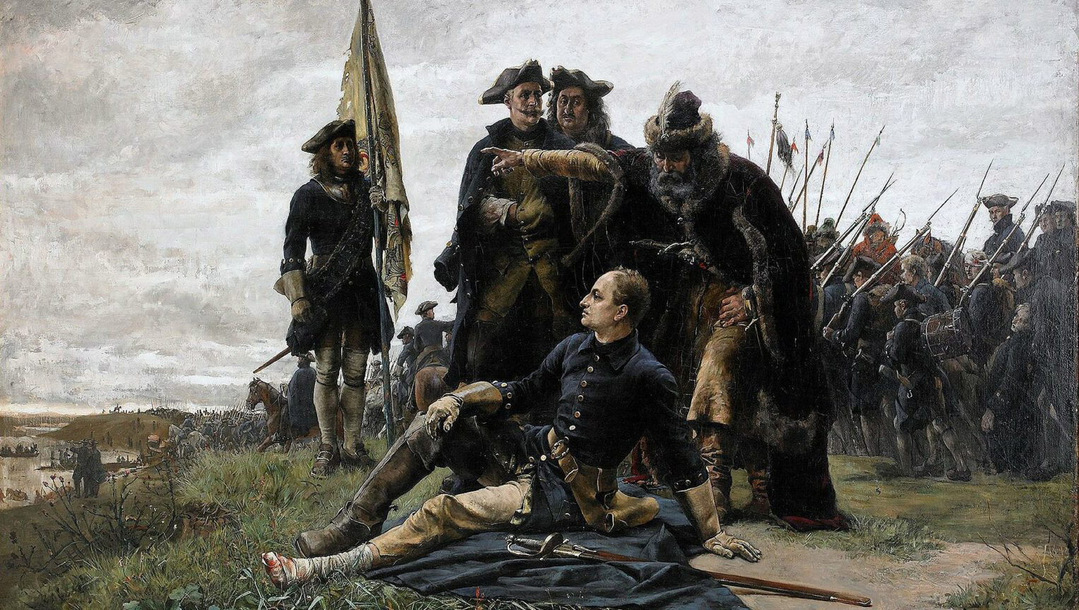 Kozački vojskovođa Ivan Mazepa i švedski kralj Karl XII nakon Poltave (Gustaf Cederström, 1880)